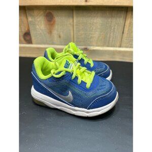 Nike Air Maximize Running Shoes Blue & Neon Green US 4C Boys Toddler